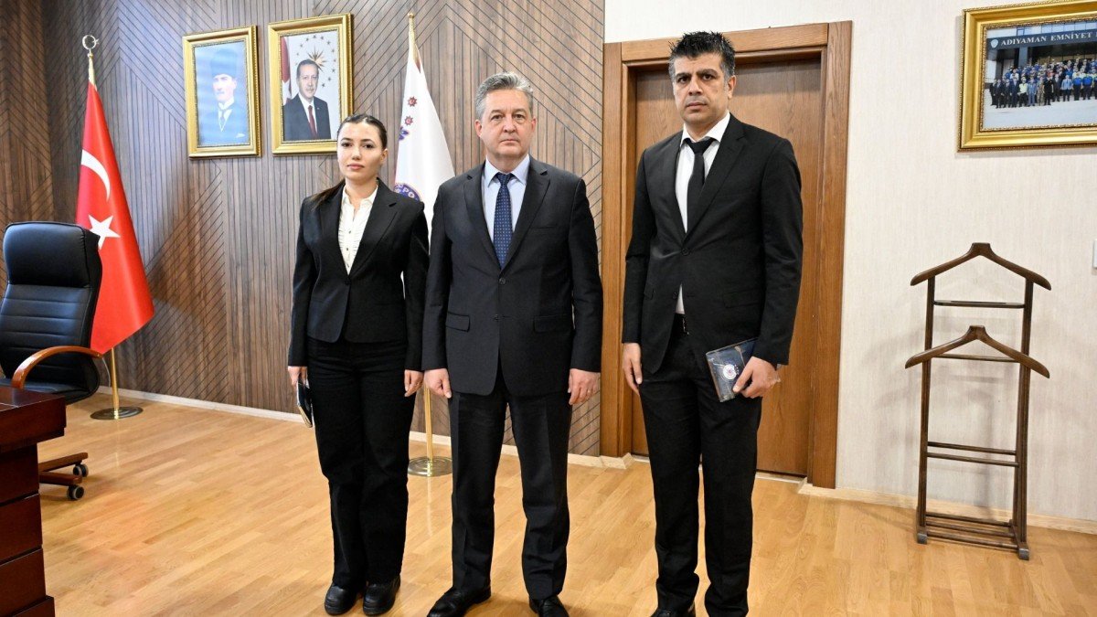 Adıyaman İl Emniyet Müdürlüğü'nde personel görüşmeleri devam ediyor