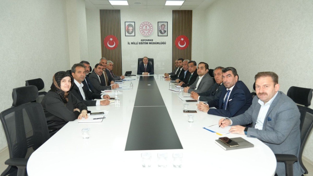 Adıyaman İl Milli Eğitim Müdürlüğü Haftalık Toplantısı Gerçekleştirildi