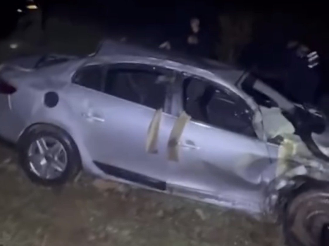 Sincik yolu üzerinde faciaya dönüşen kaza: 1 Ölü, 4 Yaralı