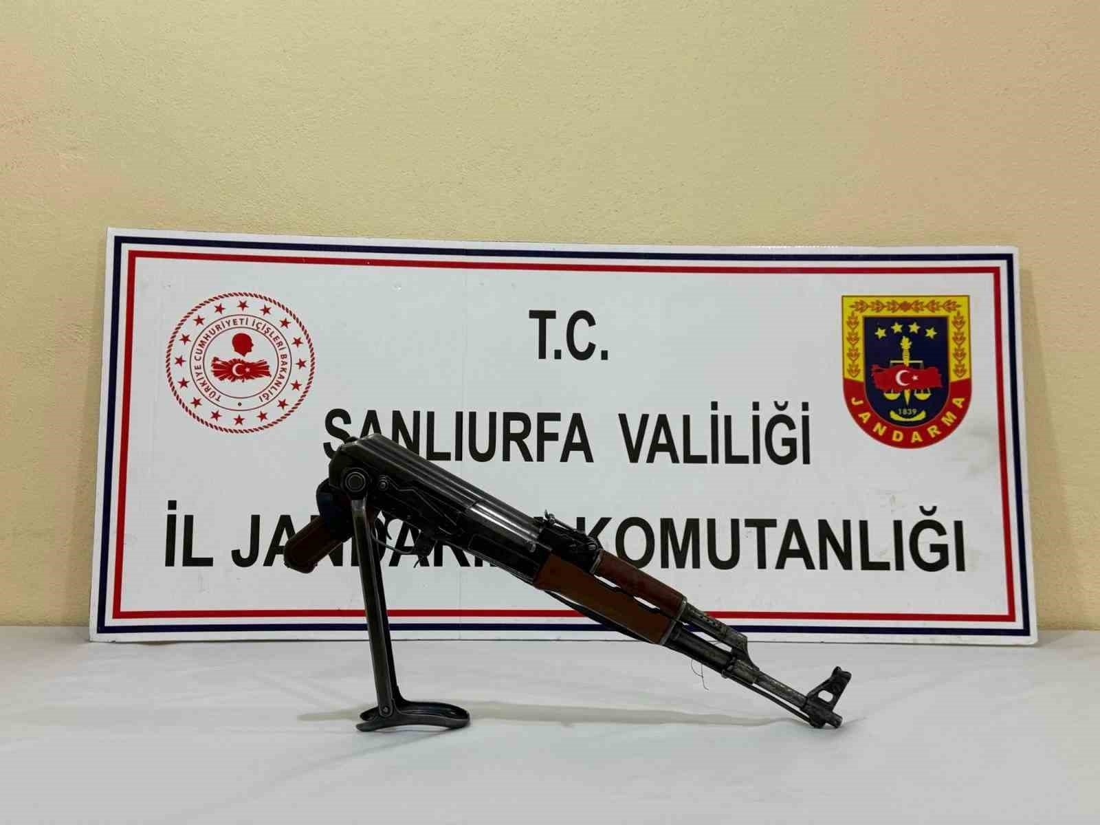 Viranşehir'de uzun namlulu silah ele geçirildi