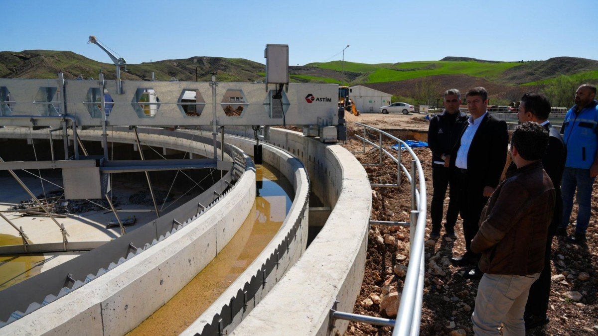 Başkan Tutdere Sitilce'de arıtma tesislerini inceledi