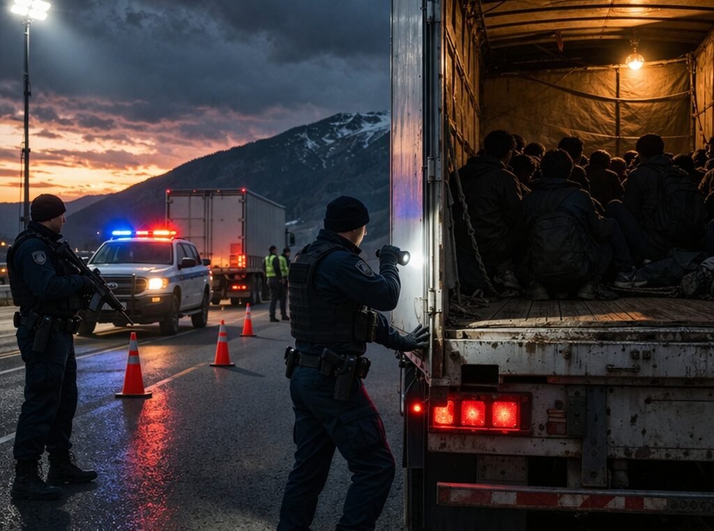 Çankırı’da Düzensiz Göçmen Operasyonu