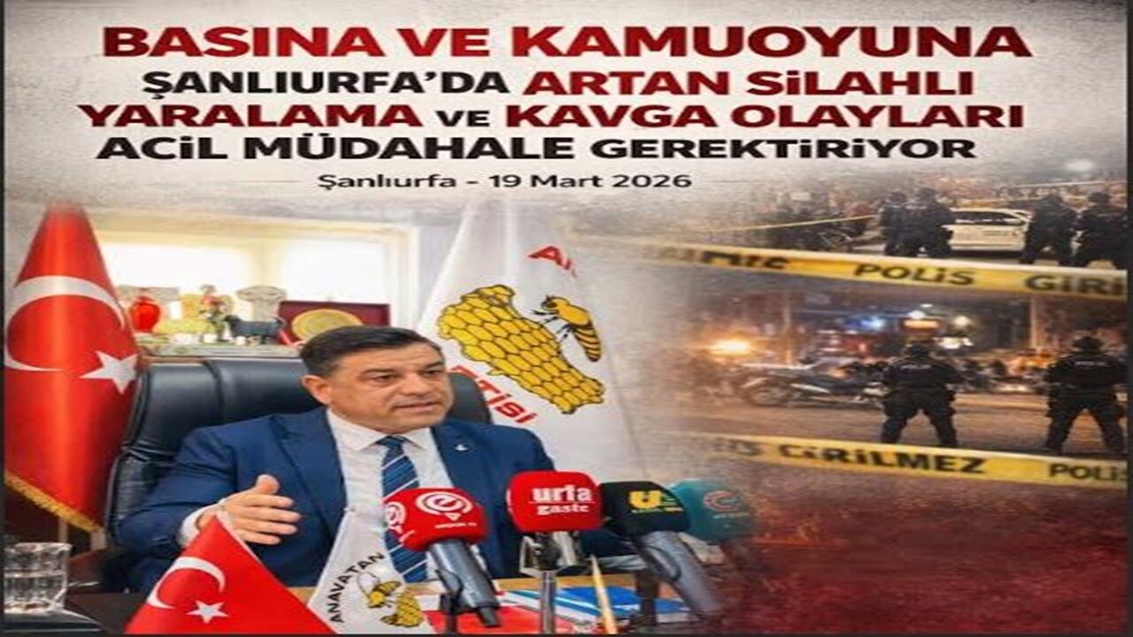 Şanlıurfa’da silahlı şiddet alarmı