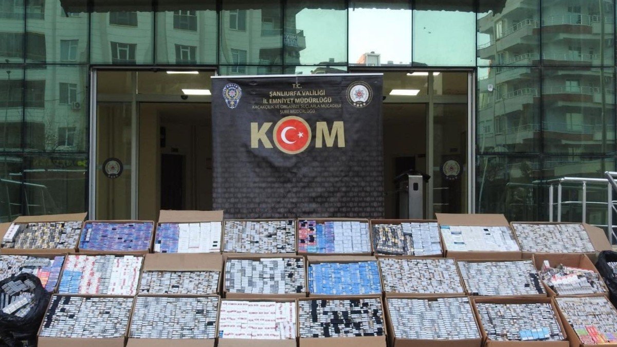 Şanlıurfa’da Kaçak Sigara Operasyonu: 30 Bin Paket Ele Geçirildi