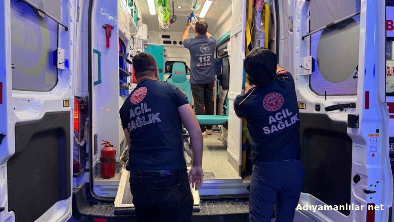 Adıyaman'da spiral taşı boğazını kesen işçi ağır yaralandı
