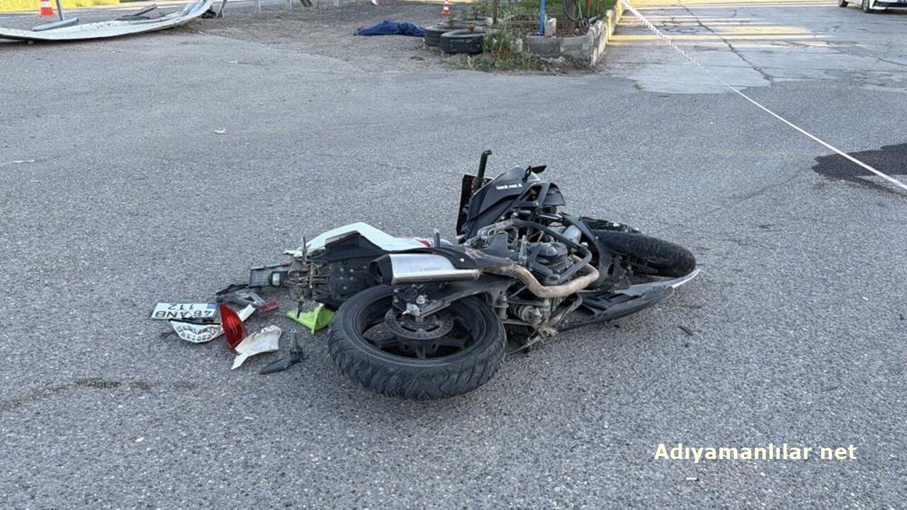 Adıyamanda Motosiklet Kazası-1