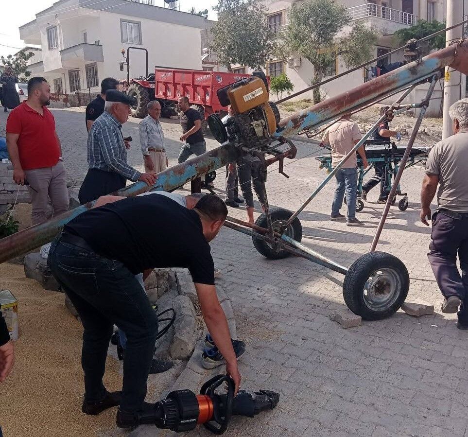 Adıyaman-Besni’de Çalışırken Ayağını Makineye Kaptırdı
