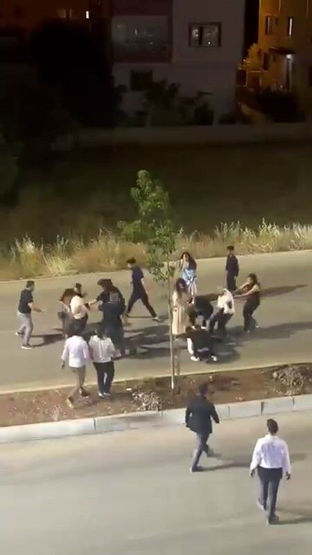 Adıyaman'da Düğün Konvoyunda Kavga