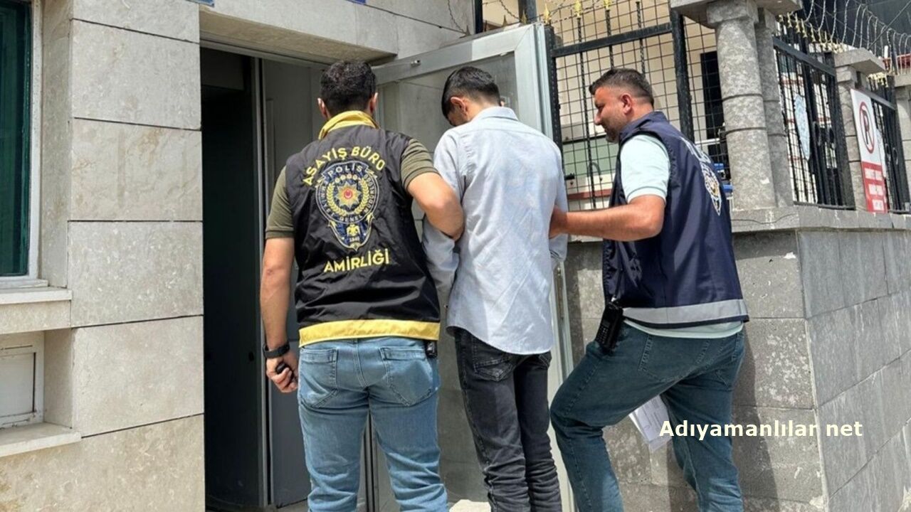 Besni'de 14 yıl 2 ay hapis cezası bulunan hükümlü yakalandı