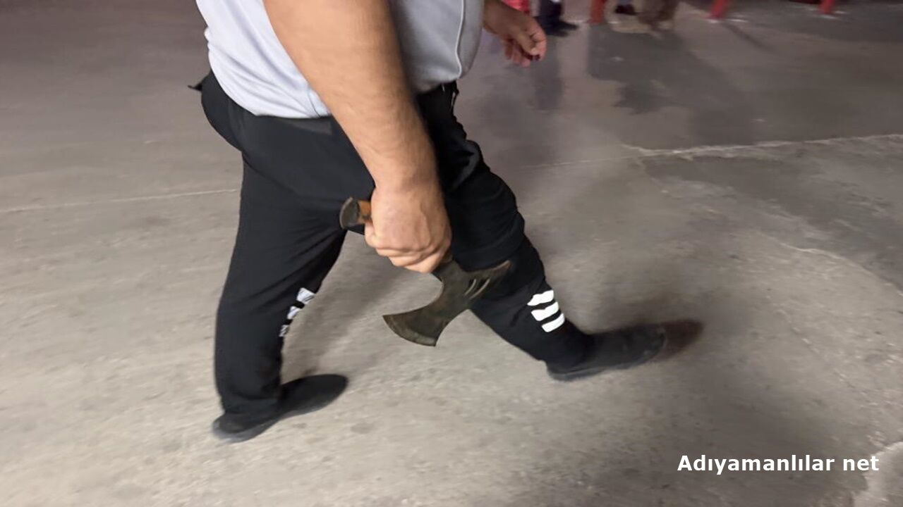 Adıyaman'da Hastanede Baltalı Kavga