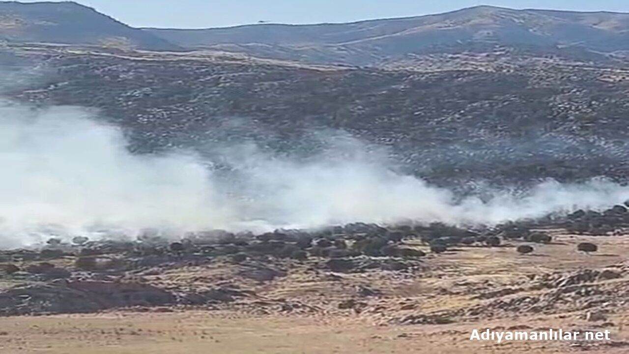 Adıyaman'da Orman Yangınına Müdahale Sürüyor