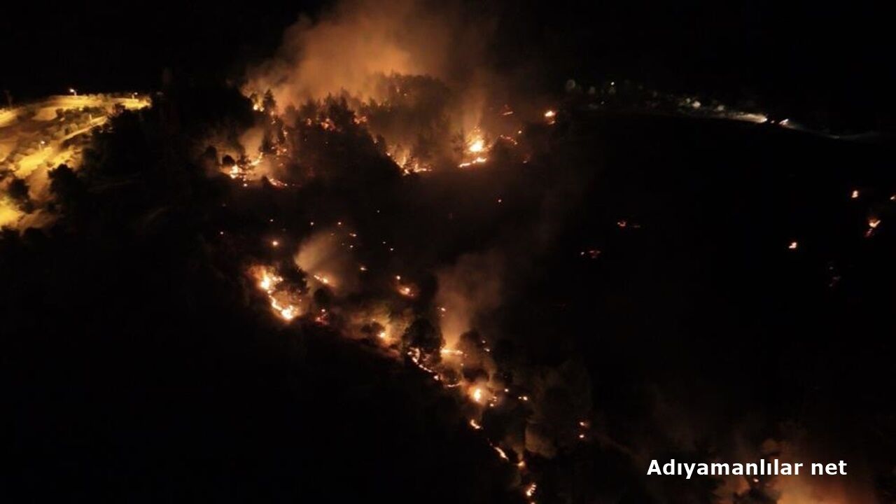 Adıyaman Ali Dağı Orman Yangınıyla İlgili Şüpheli Tutuklandı