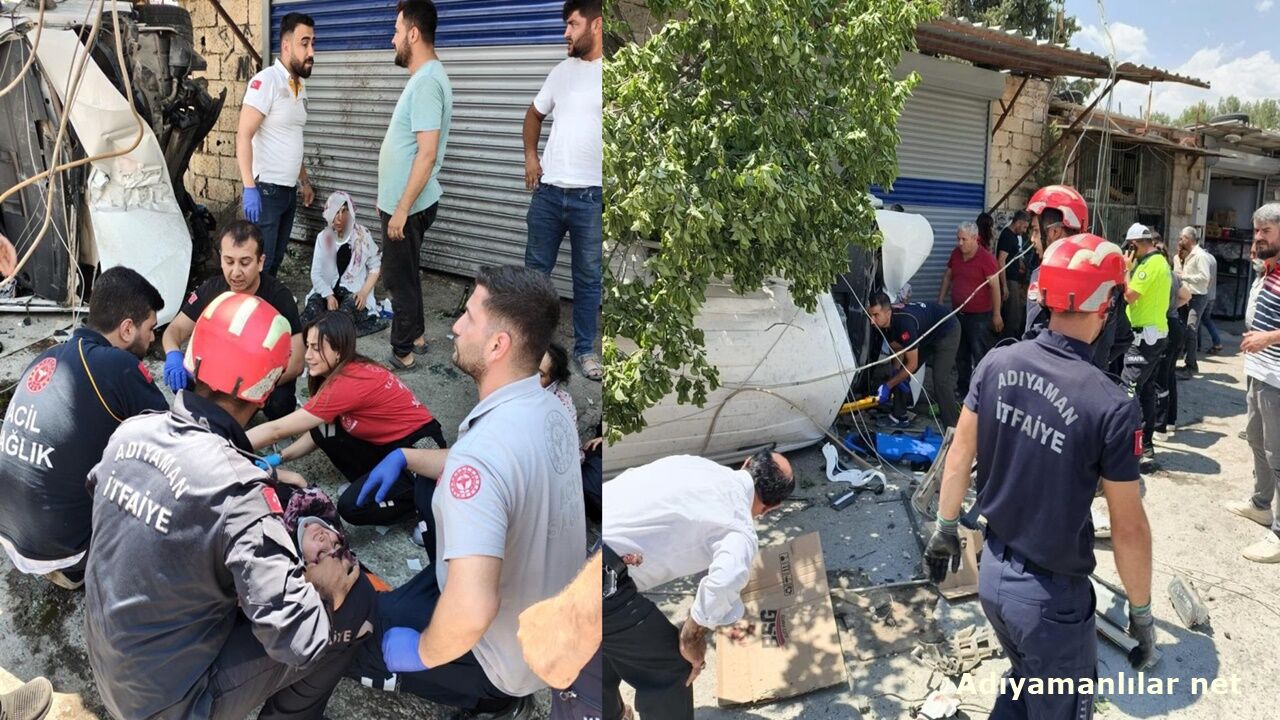 Fuar Alanı Kavşağında Panelvan Şarampole Yuvarlandı 8 Yaralı
