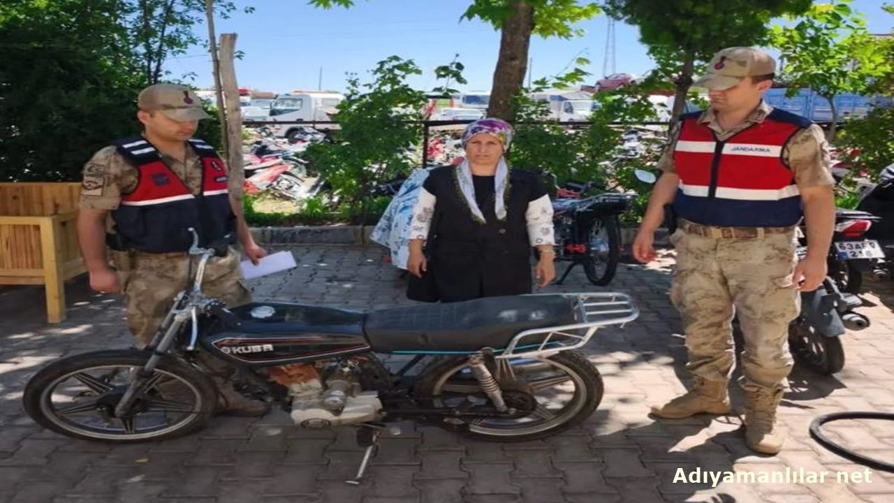 Siverek'te Çalınan Motosiklet Sahibine Teslim Edildi