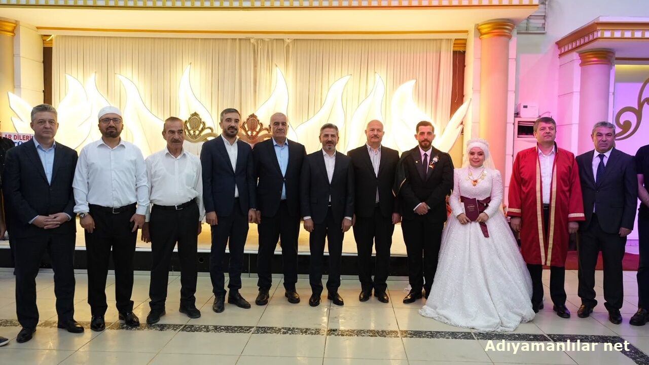 Adıyaman Protokolü Taş Ve Demiralp Düğününde Buluştu