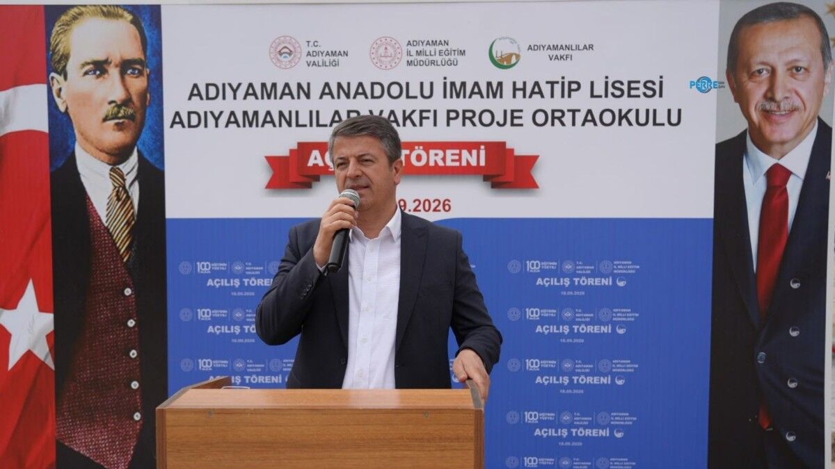Adıyamanlılar Vakfı İmam Hatip Proje Ortaokulu törenle açıldı