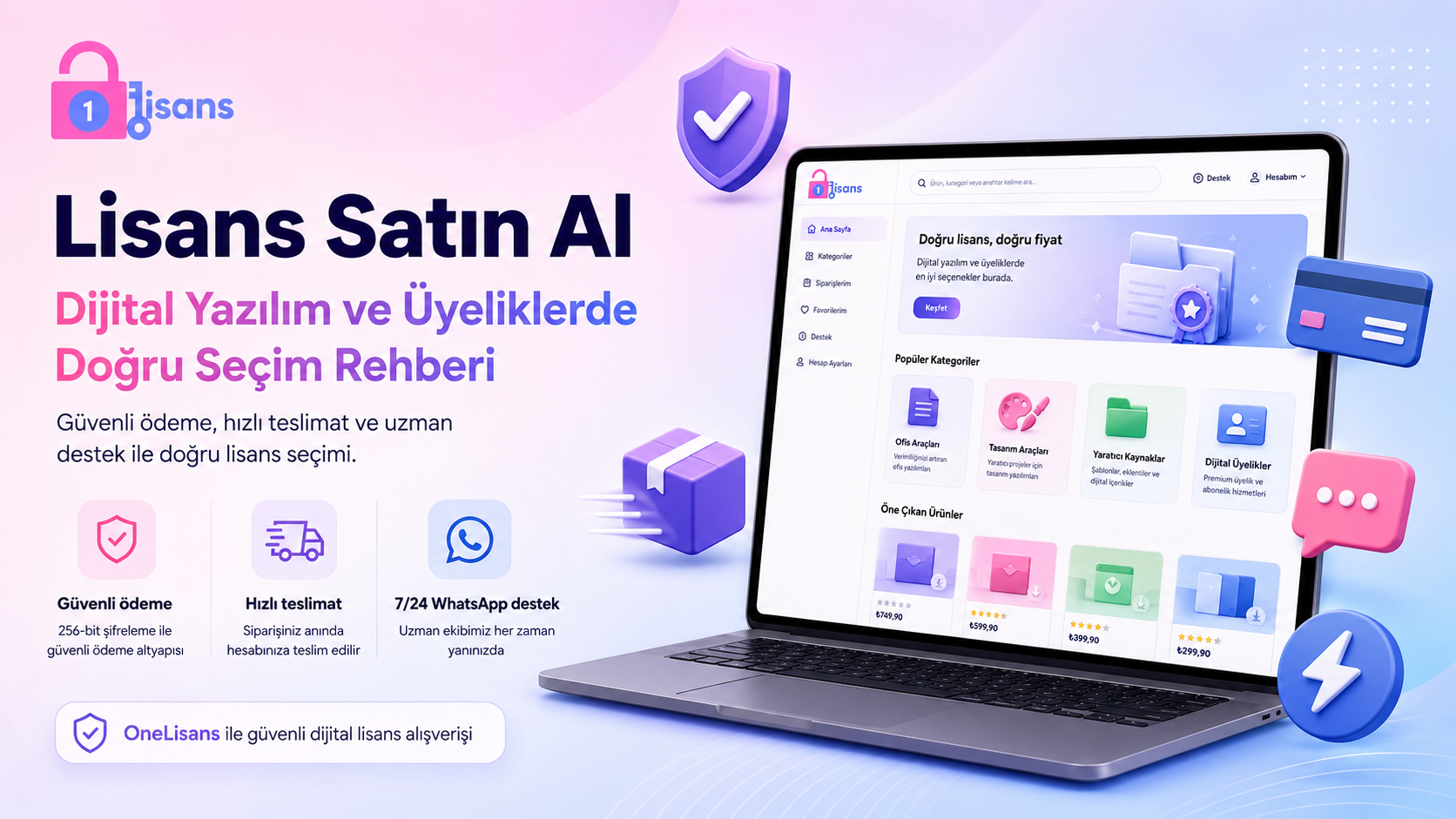 Lisans Satın Al: Dijital Yazılım ve Üyeliklerde Doğru Seçim Rehberi