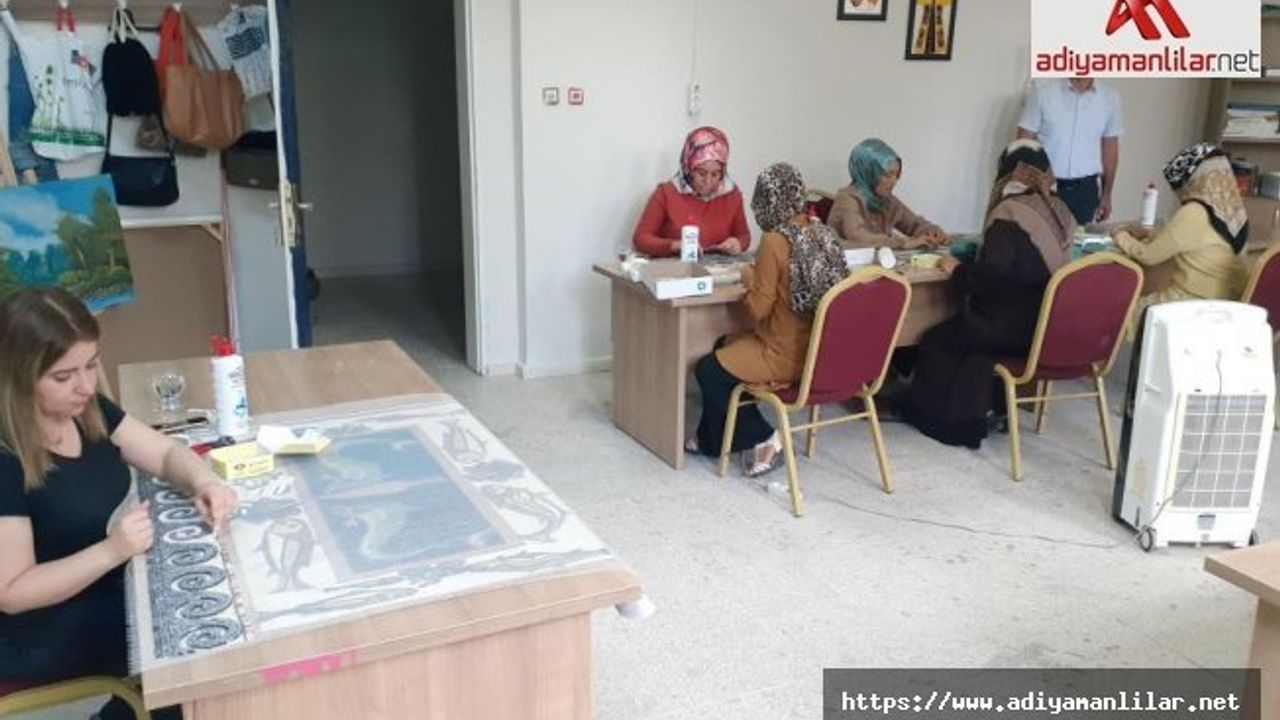 Samsat’ta tarih mozaiklerle yeniden canlanıyor