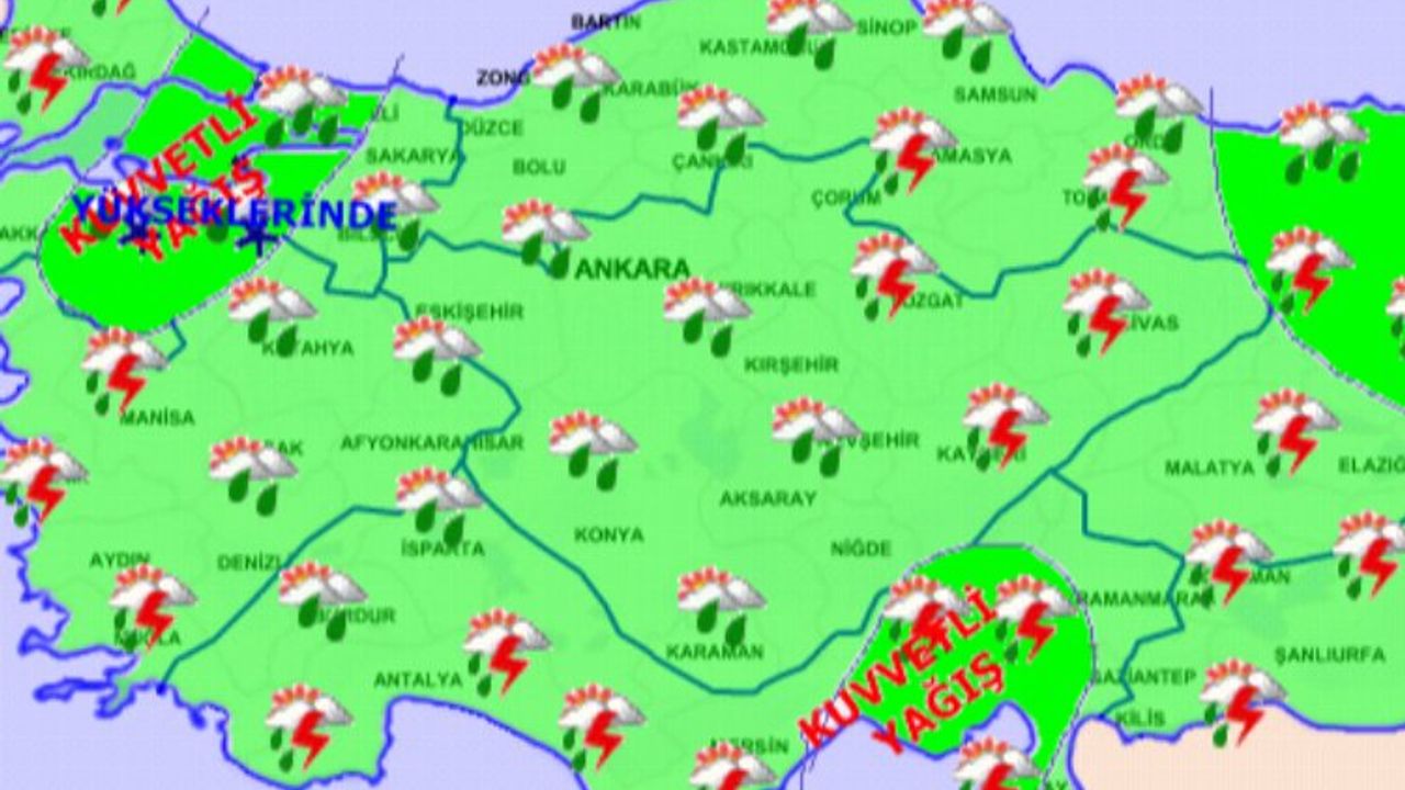 Türkiye' de Hava Durumu: Marmara'ya ciddi uyarı! Kuvvetli yağış ve kar geliyor