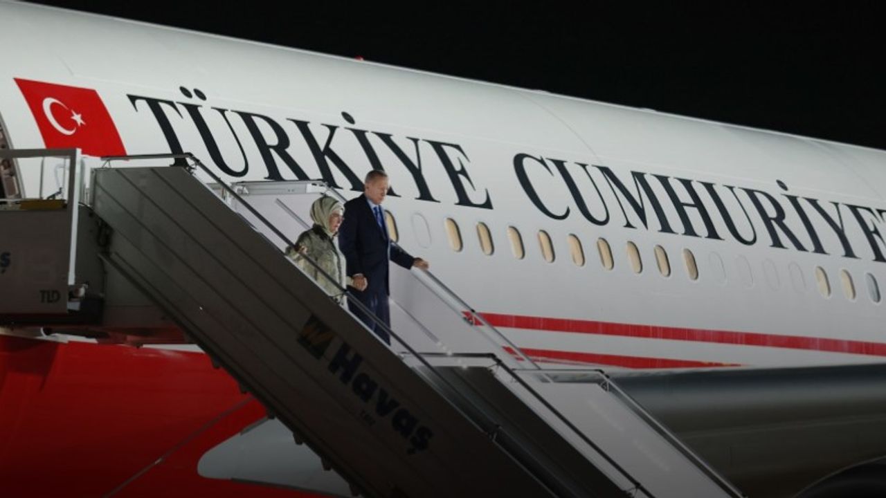 Cumhurbaşkanı Erdoğan, Özbekistan’daki temaslarının ardından yurda döndü