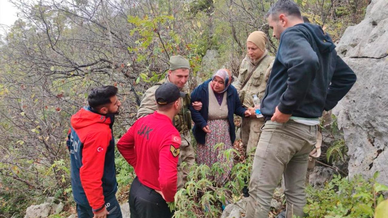 Kahramanmaraş’da kaybolan yaşlı kadın 12 saat sonra bulundu
