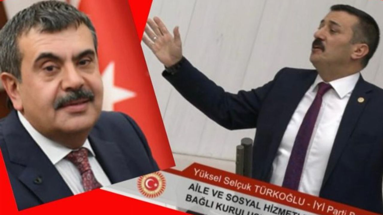 İYİ Parti milletvekili Türkoğlu Milli Eğitim Bakanı’nı çıldırttı!