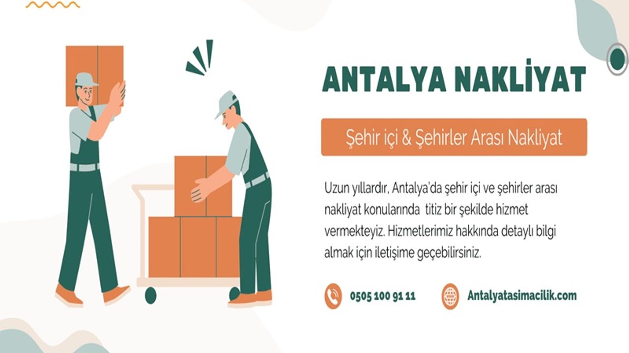 Antalya Evden Eve Nakliyat Firması