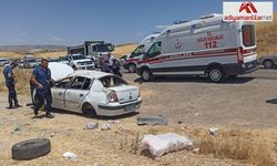 Adıyaman’da otomobil takla attı: 6 yaralı