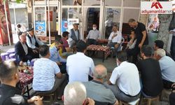 AK Parti heyeti tütüncü esnafıyla bir araya geldi