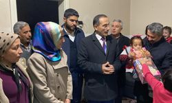 AK Parti heyetinden kaçırılan kızın ailesine ziyaret