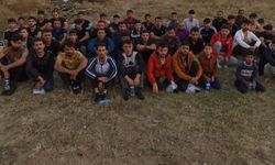 Edirne'de 64 kaçak göçmen yakalandı