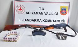 Adıyaman ruhsatsız av tüfeğine 2 gözaltı