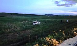 Adıyaman'da hafif ticari araç şarampole yuvarlandı: 1 ölü, 8 yaralı