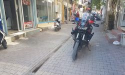 Park halindeki motosiklet çalındı 