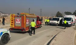 Adıyaman otogar girişinde kaza