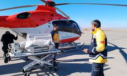 Şanlıurfa’da ambulans helikopter 25 günlük Berat bebek için havalandı 