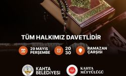 Kahta’da Kur’an-ı Kerim ziyafeti programına davet 