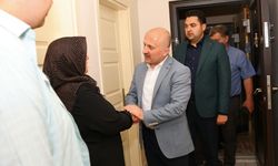 Vali Osman Varol, Şehit Özer Salik’in ailesini ziyaret etti 