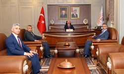 Vali Varol, SGK İl Müdürü Fuat Tekin’i kabul etti
