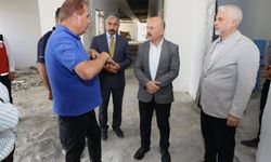 Vali Varol, Tarım ve Orman İl Müdürlüğü yeni hizmet binası inşaatını inceledi 