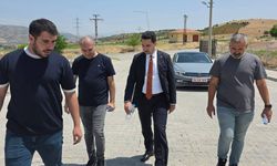 Kaymakam Seyhan, OSB yolunda incelemelerde bulundu