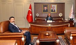 Vali Dr. Osman Varol, Besni Kaymakamı Ahmet Oğuz Aslan’ı kabul etti 