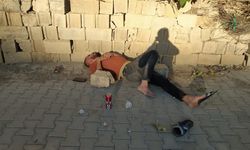 Adıyaman’da madde kullanan şahıs emniyet binası karşısında yere yığıldı 