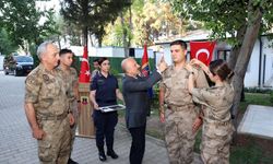 Adıyaman’da jandarma personeline rütbe rerfi töreni düzenlendi 