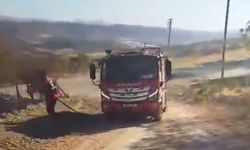 Besni’de otluk alanda çıkan yangın kontrol altına alındı  