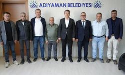 Adıyaman Basın Kartı Sahipleri Derneği'nden Başkan Tutdere'ye ziyaret