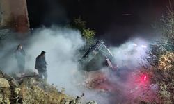 Besni'de petrol istasyonunun bahçesinde korkutan yangın - Videolu Haber