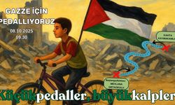 Gazze İçin Kahta'da Anlamlı Etkinlik: 'Küçük Pedaller, Büyük Kalpler'