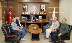 Kahta Gazeteciler ve Yazarlar Cemiyeti'nden Müdür Başli'ya Ziyaret