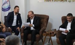 Sağlık-Sen Genel Merkez Yönetimi'nden Adıyaman Şubesi'ne ziyaret